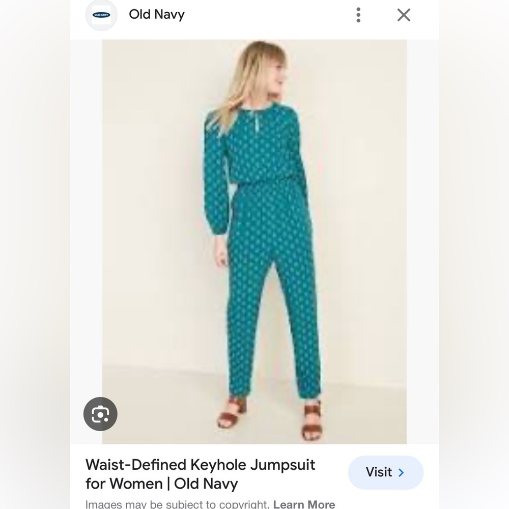 NWT green jumpsuit (sz M)